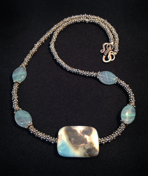 22" Aqua Necklace